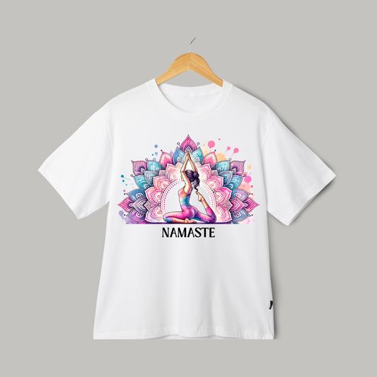 COLORFUL NAMASTE WHITE