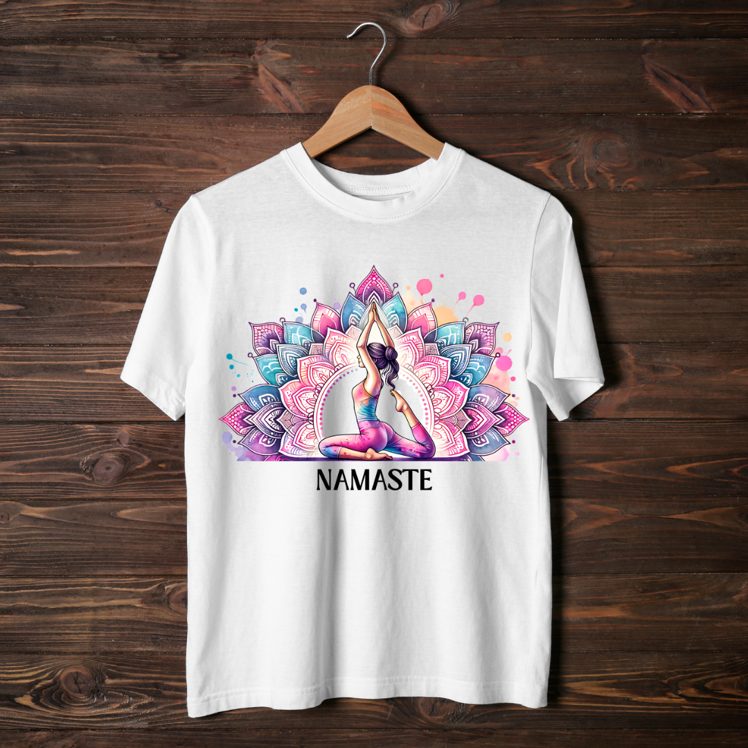 COLORFUL NAMASTE WHITE