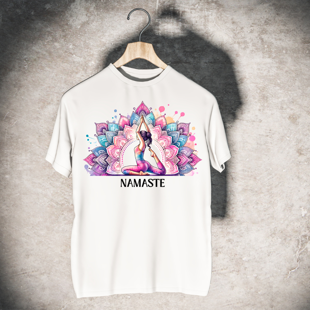 COLORFUL NAMASTE WHITE