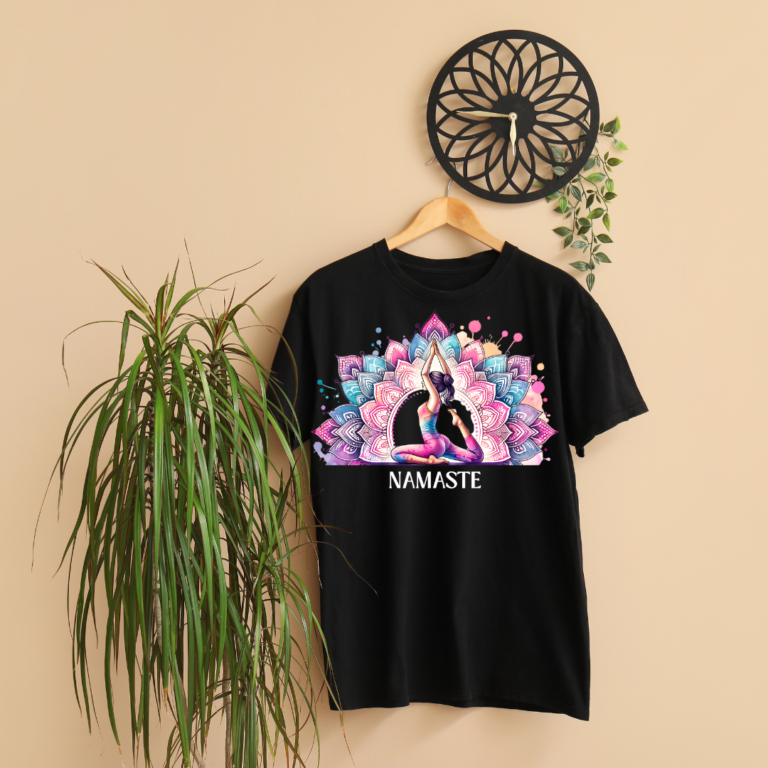 COLORFUL NAMASTE BLACK