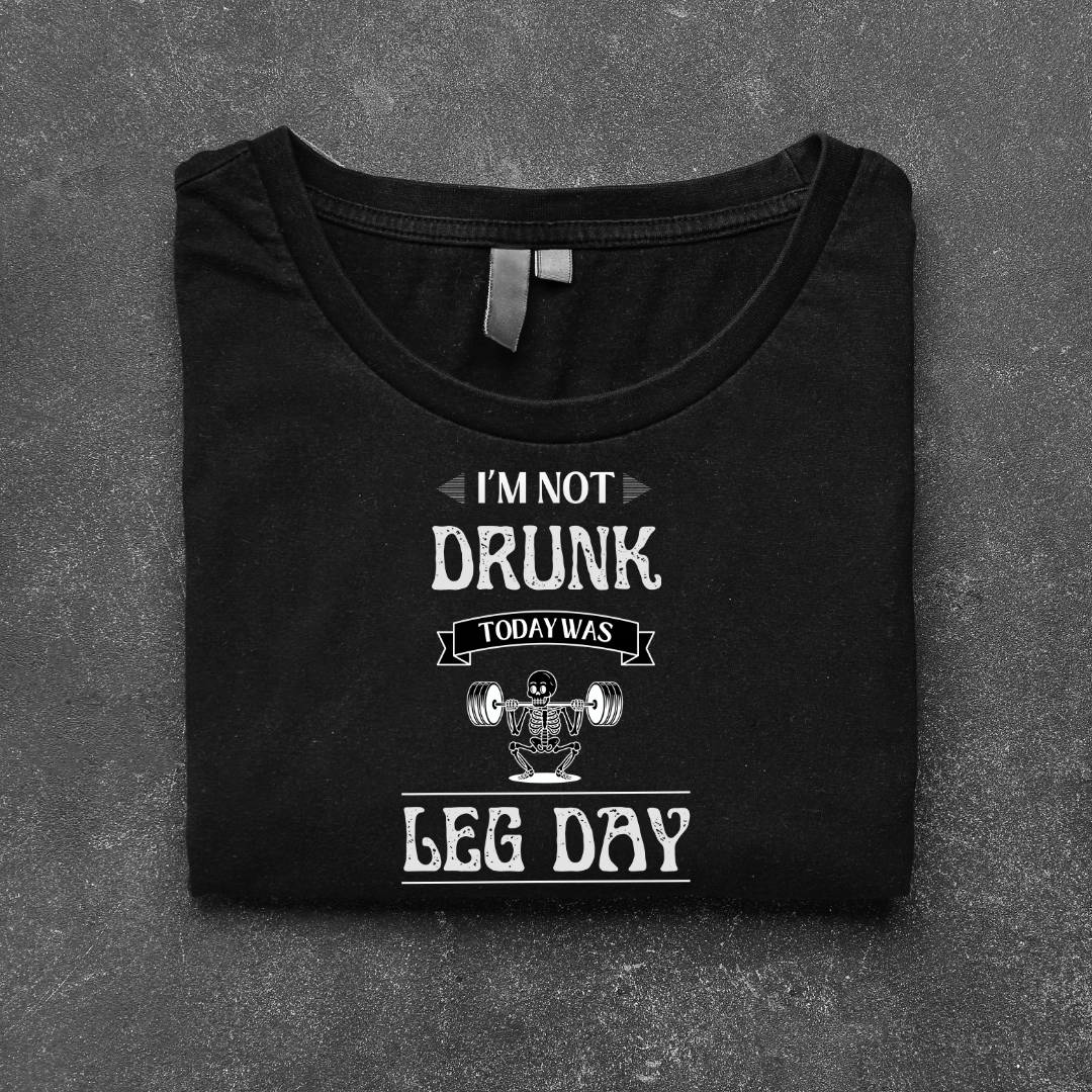 TODAY WAS LEG DAY BLACK