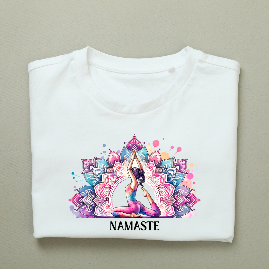 COLORFUL NAMASTE WHITE